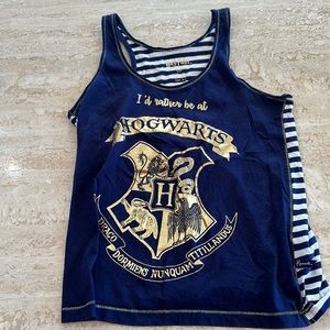 Harry Potter I’s Rather Be At Hogwarts Tank Top (women’s size Medium)